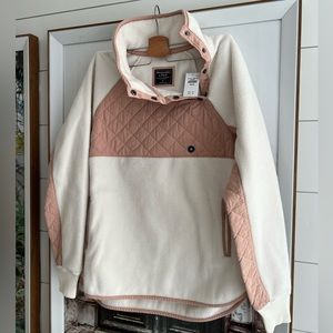Abercrombie & Fitch snap button collar fleece M